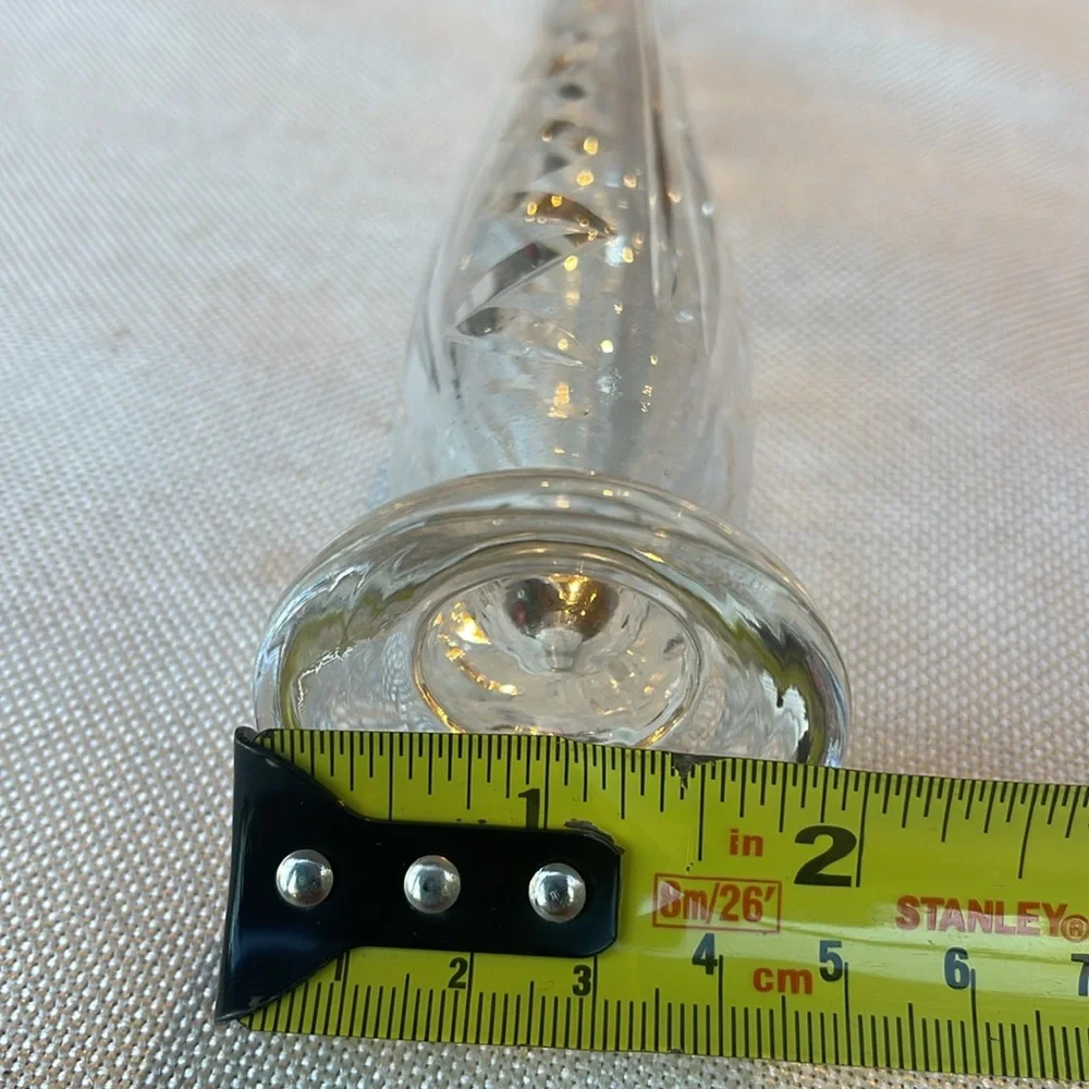 Elegant Vintage Clear Waterford  Crystal Vase 7”